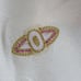 EUC Marie Oliver Embroidered Silk Spring Flowy tieneck top Blouse womens XS