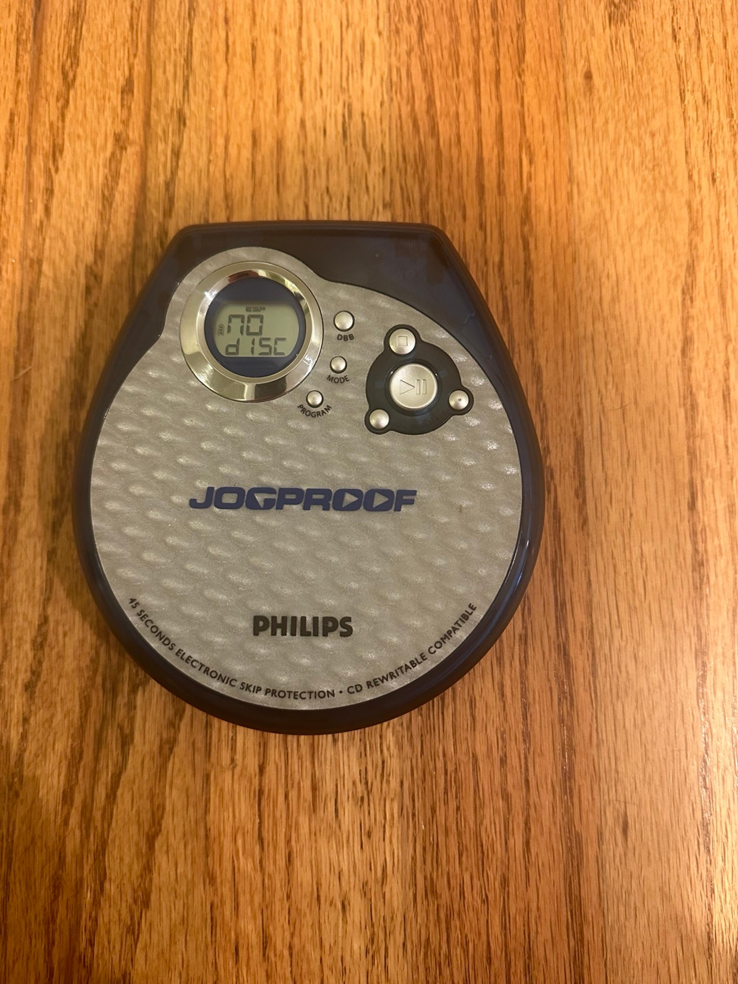 Philips Jogproof Personal CD Player AX3201/00c 45 Second Skip Protection