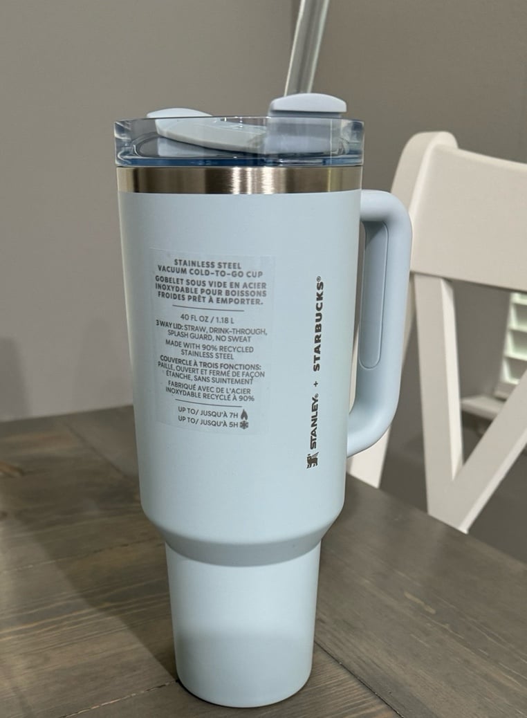 Starbucks spring blue stanley 2024 limited edition