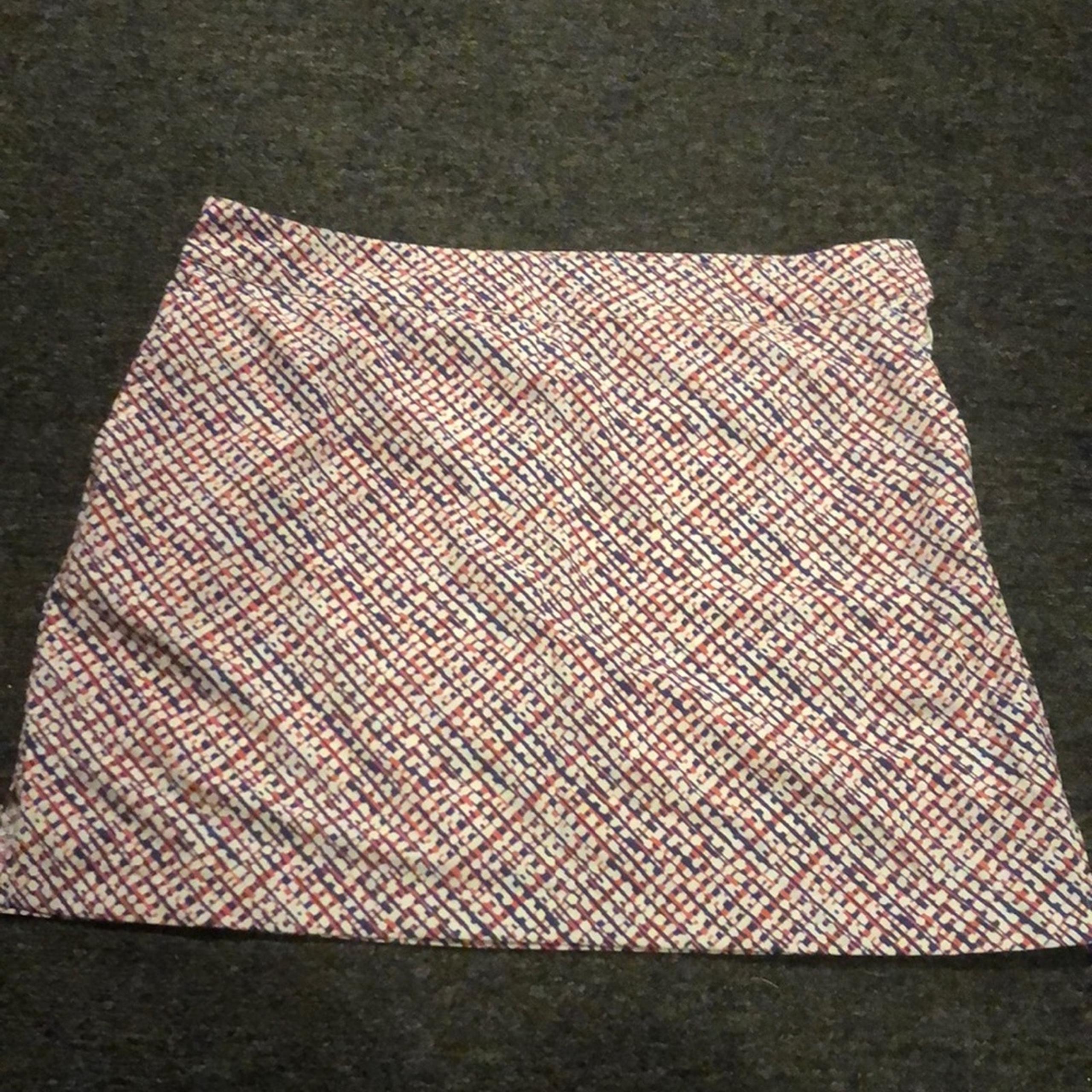 IZOD Brand Women's size 14 Red White & Blue Golf Skort Skirt