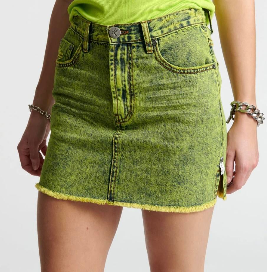 One Teaspoon 2020 Mini HW Denim Skirt