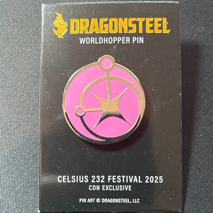 Celsisus 232 Worldhopper Pin - Brandon Sanderson