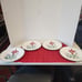 MIKASA MAXIMA CAJ14 SUMMER SYMPHONY 10.75 inch Dinner Plates (4)