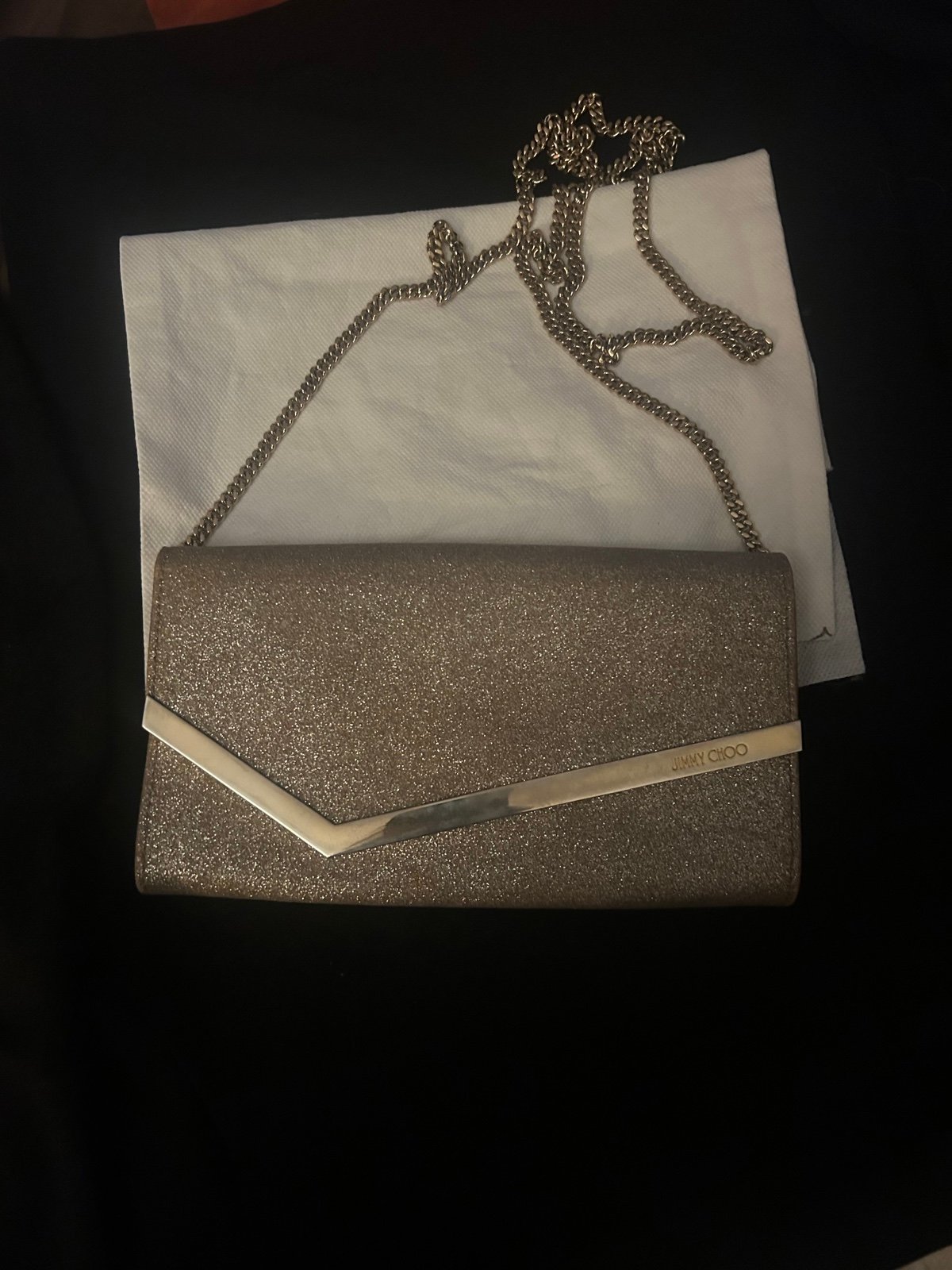 Jimmy choo clutch crossbody