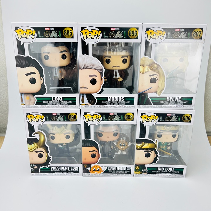 Funko Pop! Loki Season 1 Complete Set x 6
