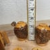 Vintage Handmade Lot Of 8 Salt Pepper Shakers Wooden