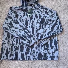 Nike Men Size 2XL Golf Repel Anorak Packable Jacket Camo 1/2-Zip CU9415-003 New