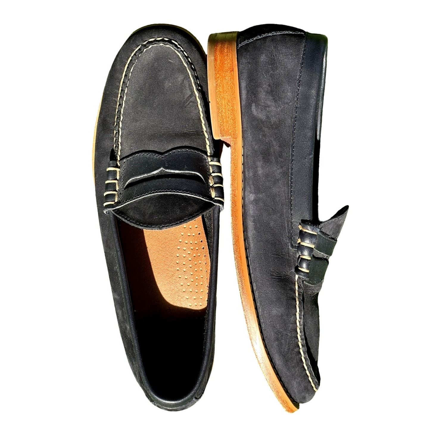 G.H. Bass & Co. Weejuns Wayne Men’s Suede slip on Penny Loafers size 8.5
