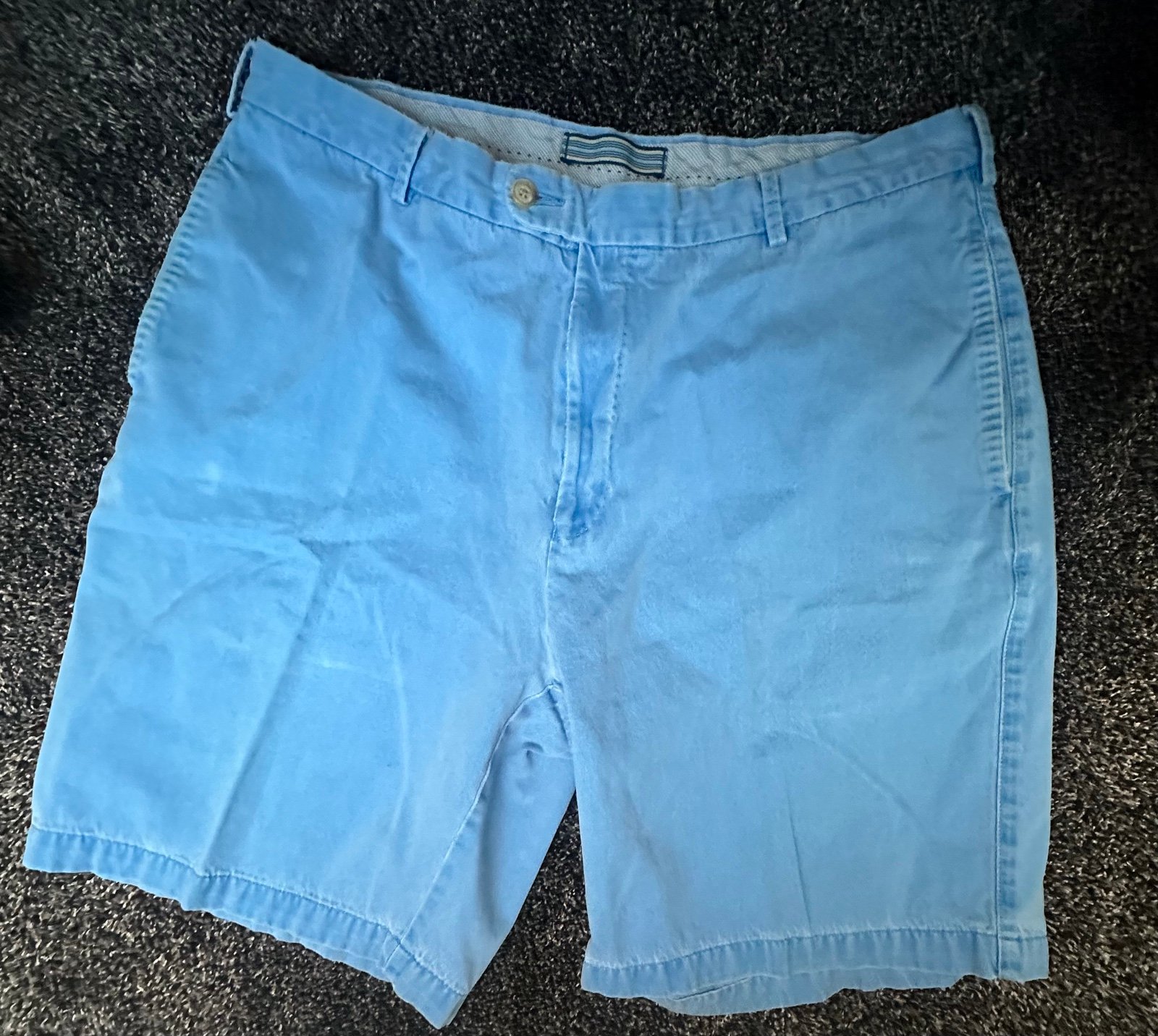 Peter Millar Winston Washed Twill Shorts Blue Men's 36 (b2)