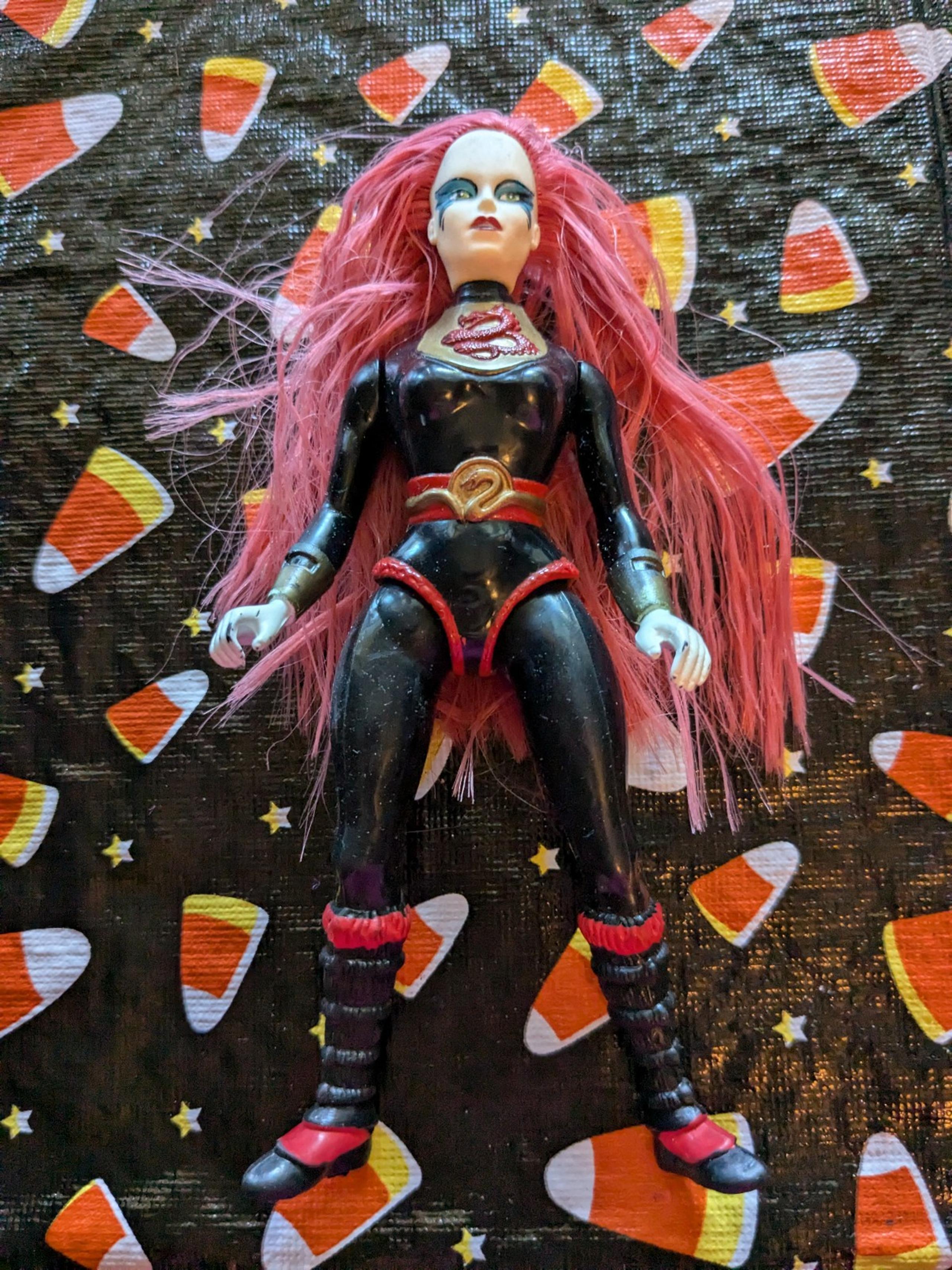 1984 Galoob DRAGON QUEEN Golden Girl Action Figure Guardians of the Gemstone