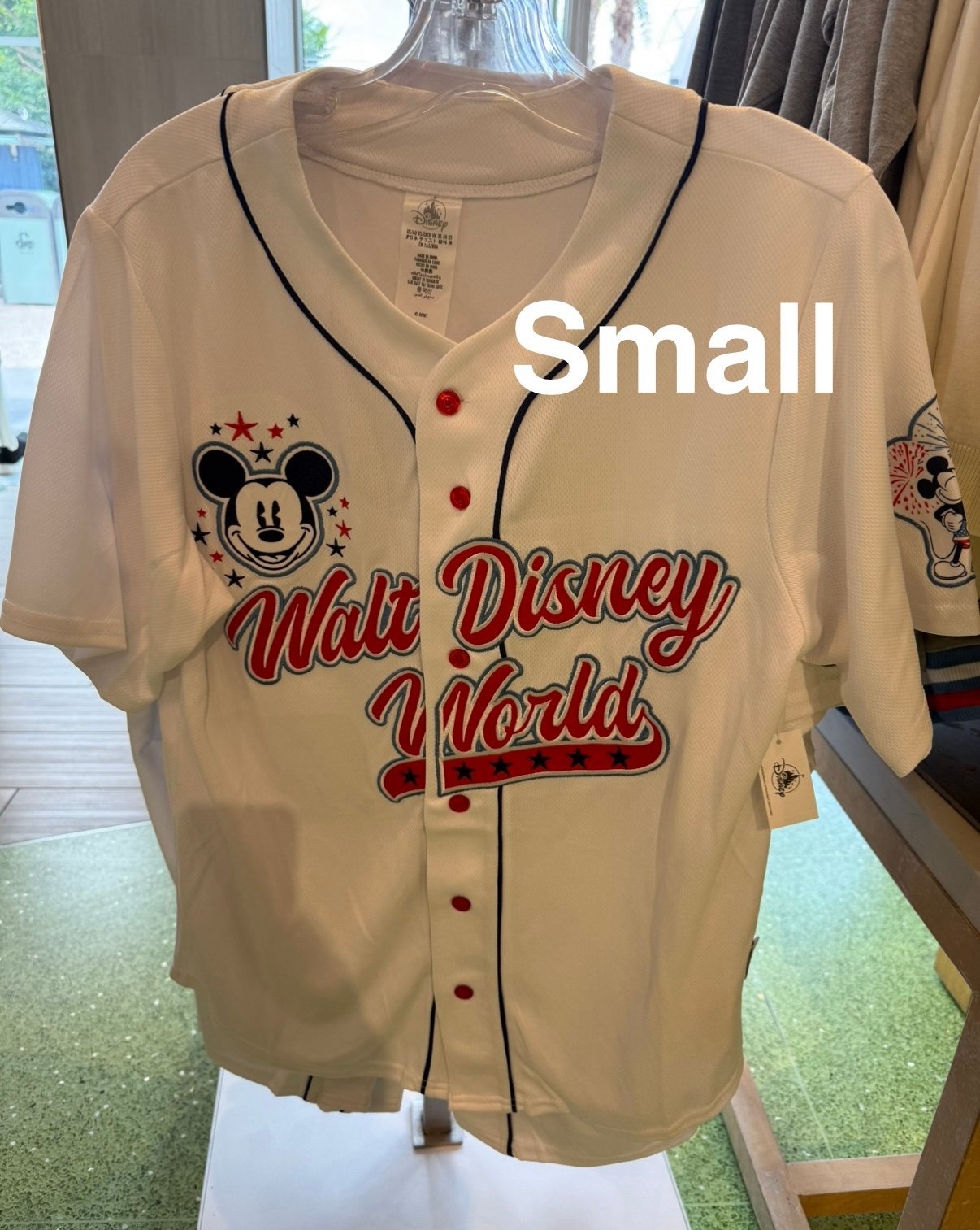 Disney Parks Walt Disney World 4th Of July Baseball Jersey