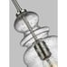 Generation Lighting Kea 13 Pendant Light in Brushed Nickel