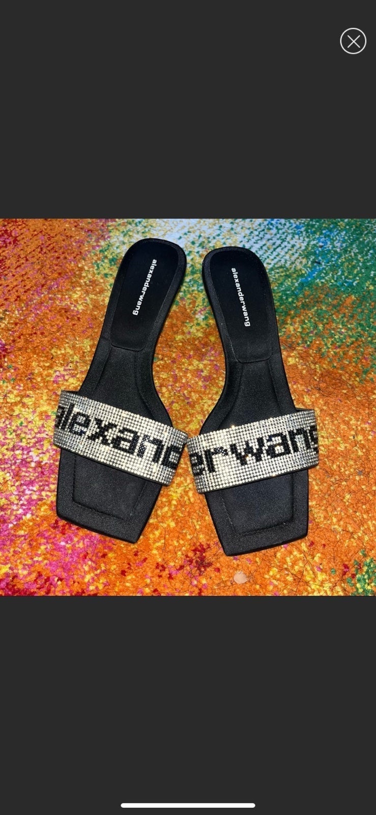 Alexander Wang ‘Jessie Crystal Slide Sandal’ - 38