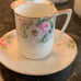 Nippon Chocolate Pot Set, 6 Cups & Saucers Hand Painted Pink Roses Floral w/Gold