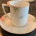 Nippon Chocolate Pot Set, 6 Cups & Saucers Hand Painted Pink Roses Floral w/Gold