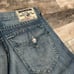 Vintage Y2K Light Wash True Religion Flap Tab Pocket Jeans Size 36