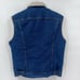 Vintage Levi's Denim Sherpa Lined Trucker Vest Jacket Men M - Made in USA