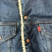 Vintage Levi's Denim Sherpa Lined Trucker Vest Jacket Men M - Made in USA