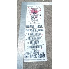 SXSW 2003 Event Poster Children of Bodom Freshfabrik Heavy Metal Texas Back Room