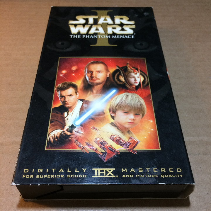 Star Wars The Phantom Menace Vtg VHS George Lucas PG
