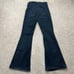We The Free High Rise Smooth Booty Black Wash Stretchy Flare Jeans - Size 31