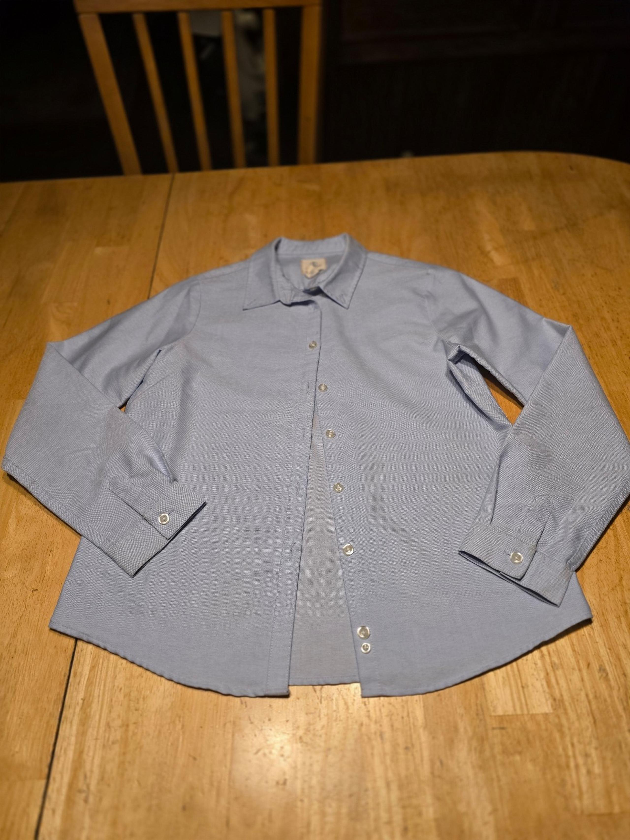 Lands End Kid size 12 button up shirt.