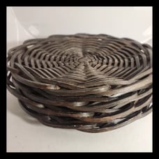 Rustic Wicker Ratan Charger Plate Set Of 4
