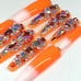 XXL LG FALL SPARKLE-GEL PRESS ON NAILS