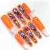 XXL LG FALL SPARKLE-GEL PRESS ON NAILS