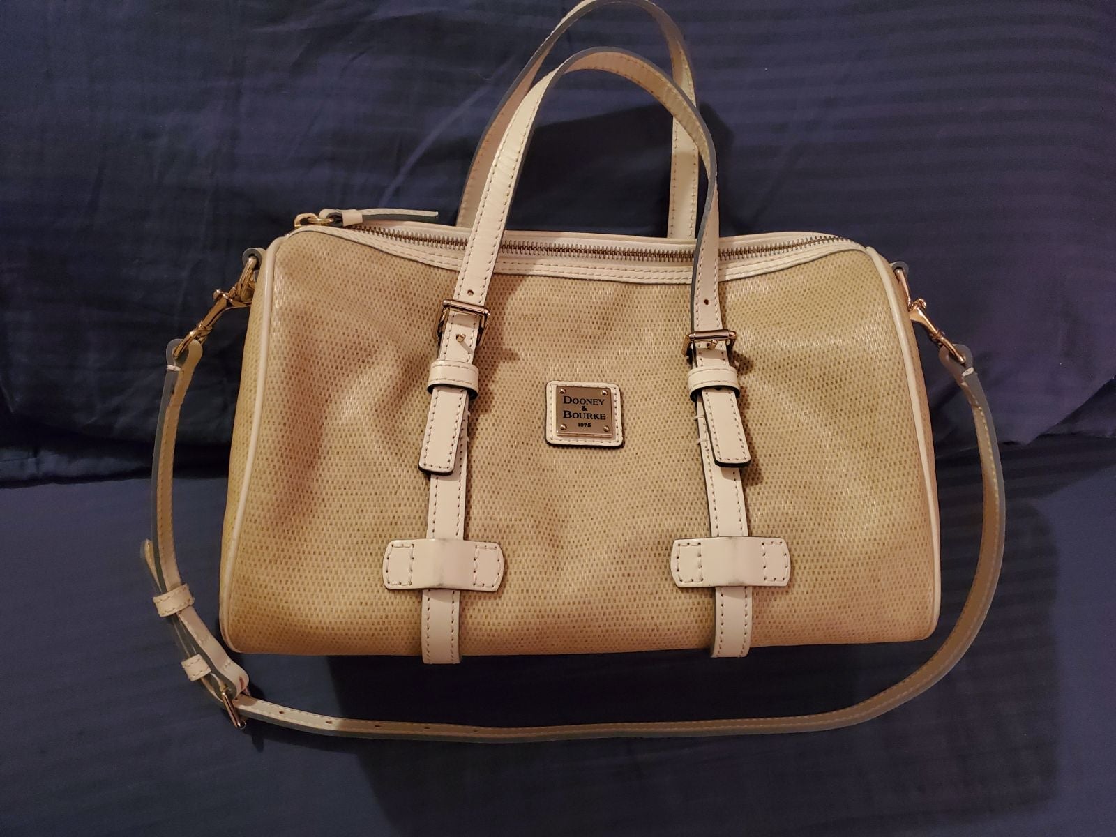 Dooney Bourke Panama Barrel Satchel Bag