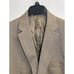 Lauren Ralph Lauren Mens 44S Brown Herringbone Poly Blend Sport Coat Blazer