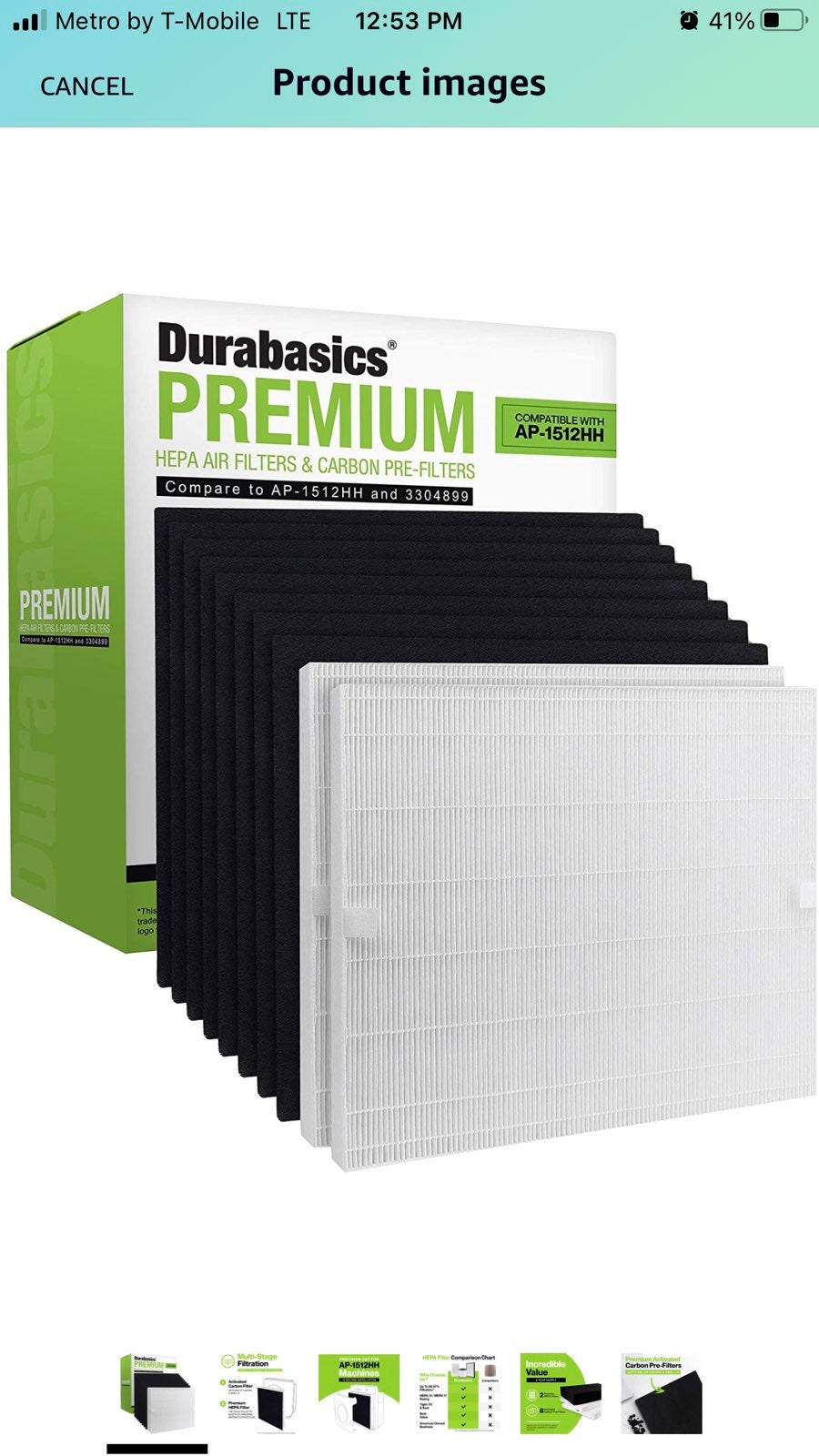 Durabasics HEPA Filter Set