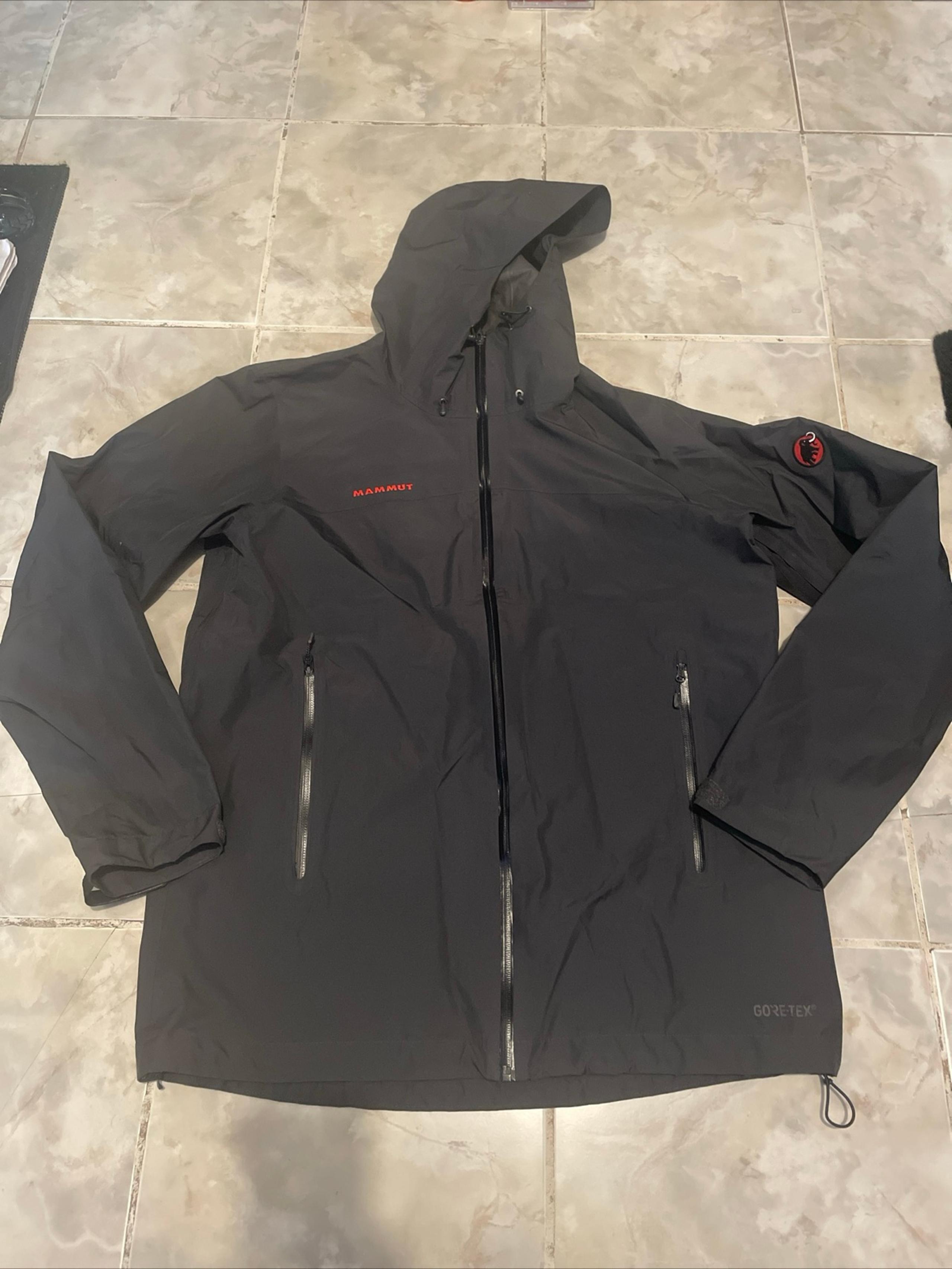 Mammut Mens Gore-tex Performance Shell Jacket Gray Waterproof Hiking Size XL