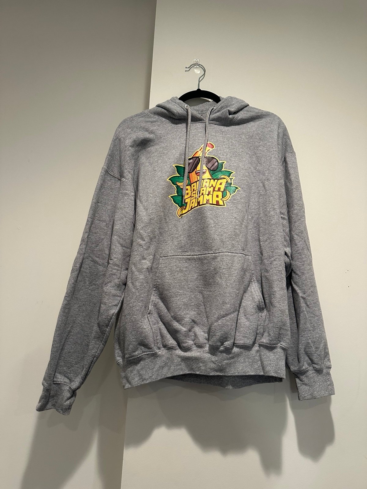 Banana Slamma Jamma Men’s Gray hoodie