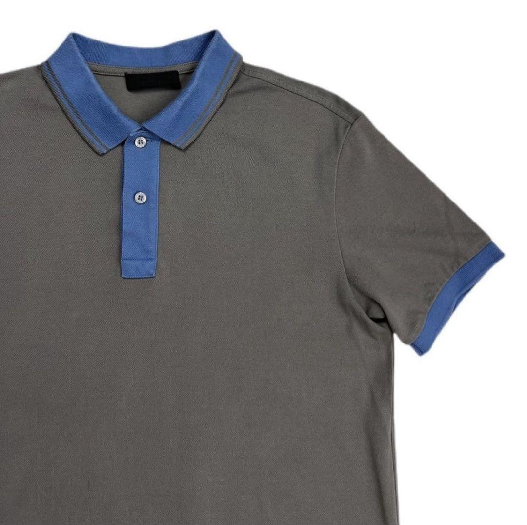 独特な Archived 00s】Prada Bi-Color Polo Shirt トップス