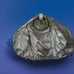Jane August Metallic Silver Hobo Bag Genuine Leather Made in Italy