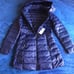 Armani exchange women quilted jacket blu