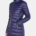 Armani exchange women quilted jacket blu
