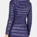 Armani exchange women quilted jacket blu