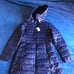 Armani exchange women quilted jacket blu