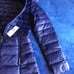 Armani exchange women quilted jacket blu