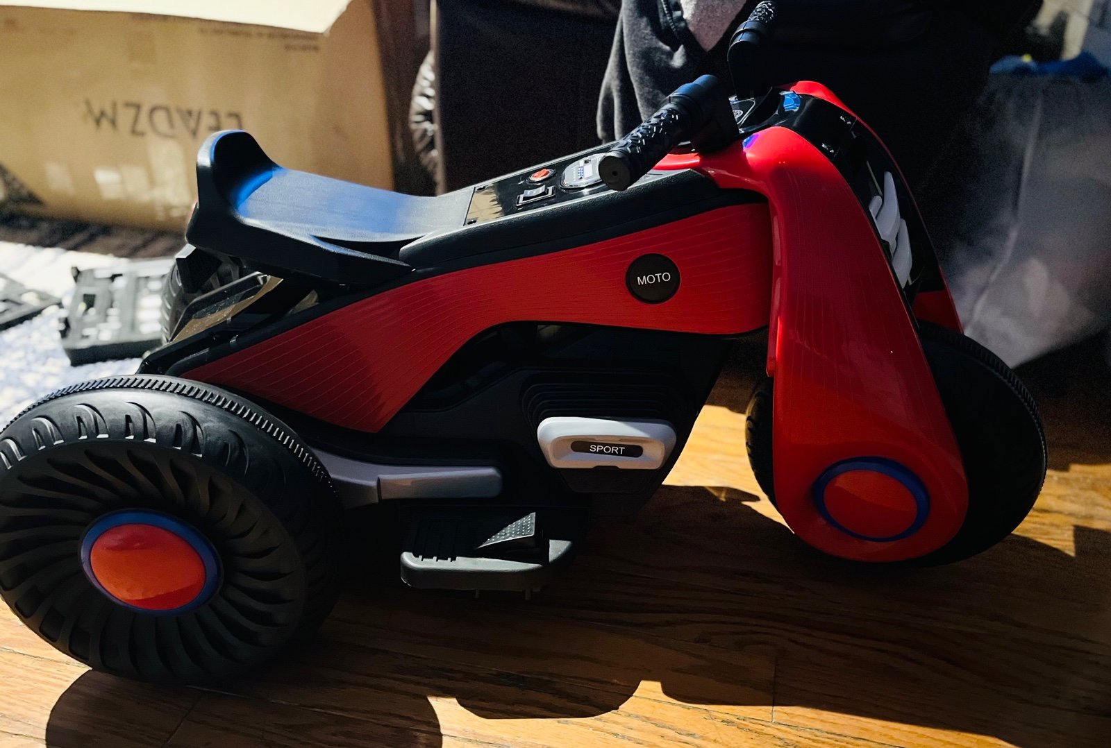 Motorcycle power wheel