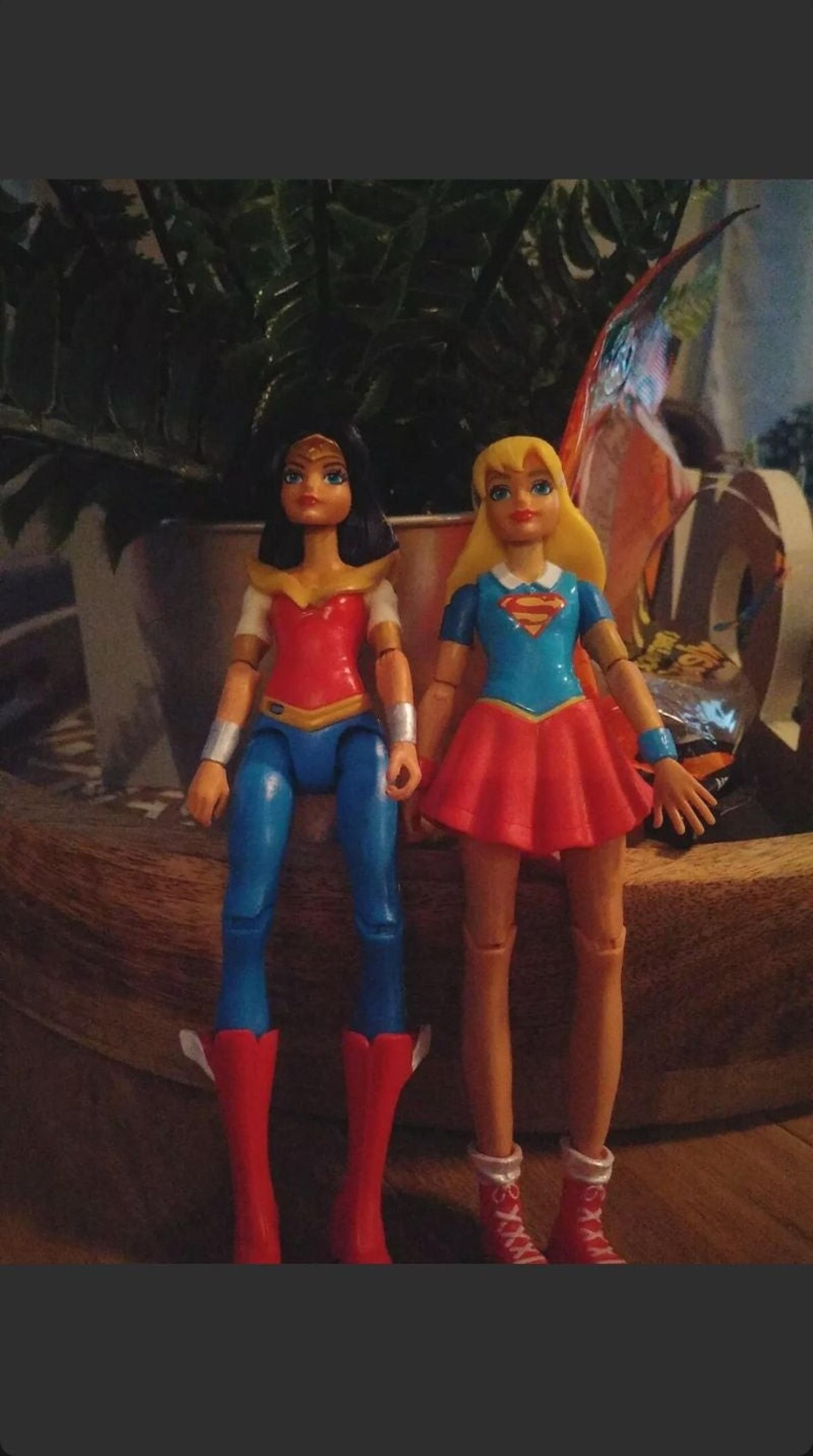 DC Super Hero Girls Wonder Woman And Supergirl