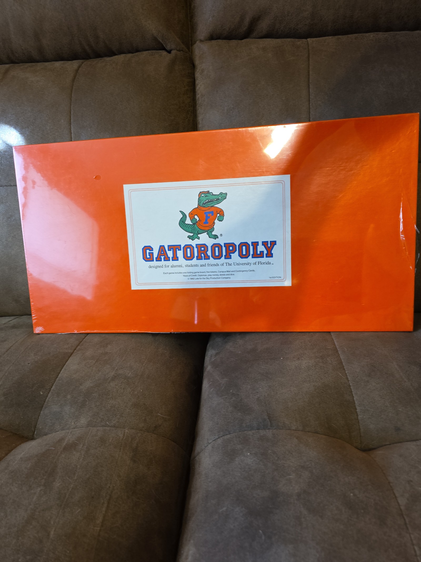 Gatoropoly VINTAGE 1992 SEALED 1ST EDITION university of Florida Gators