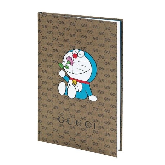 Gucci x Doraemon GG Logo Monogram Diary Journal Notebook