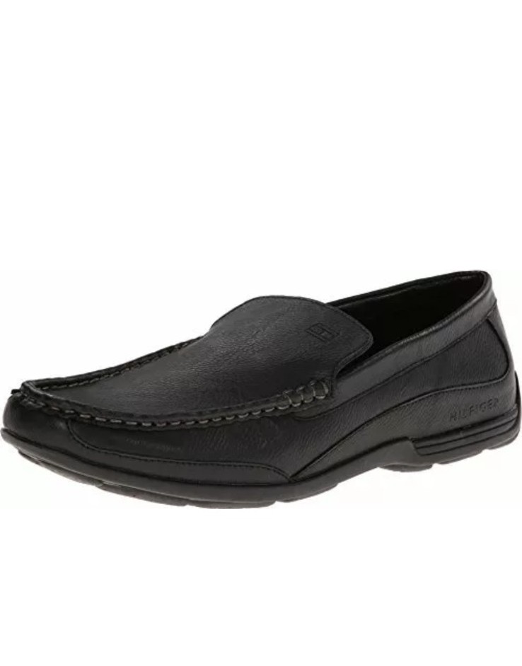 Tommy Hilfiger Men's Kettle Size 11 Black Dress Loafer Shoes