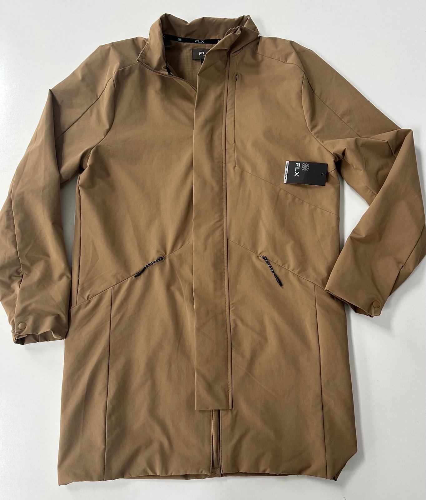 Women's Size Small - Tan FLX Trench Coat Urban / Commuter - New