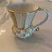 Mackenzie Childs Parchment check ceramic mug