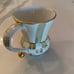 Mackenzie Childs Parchment check ceramic mug
