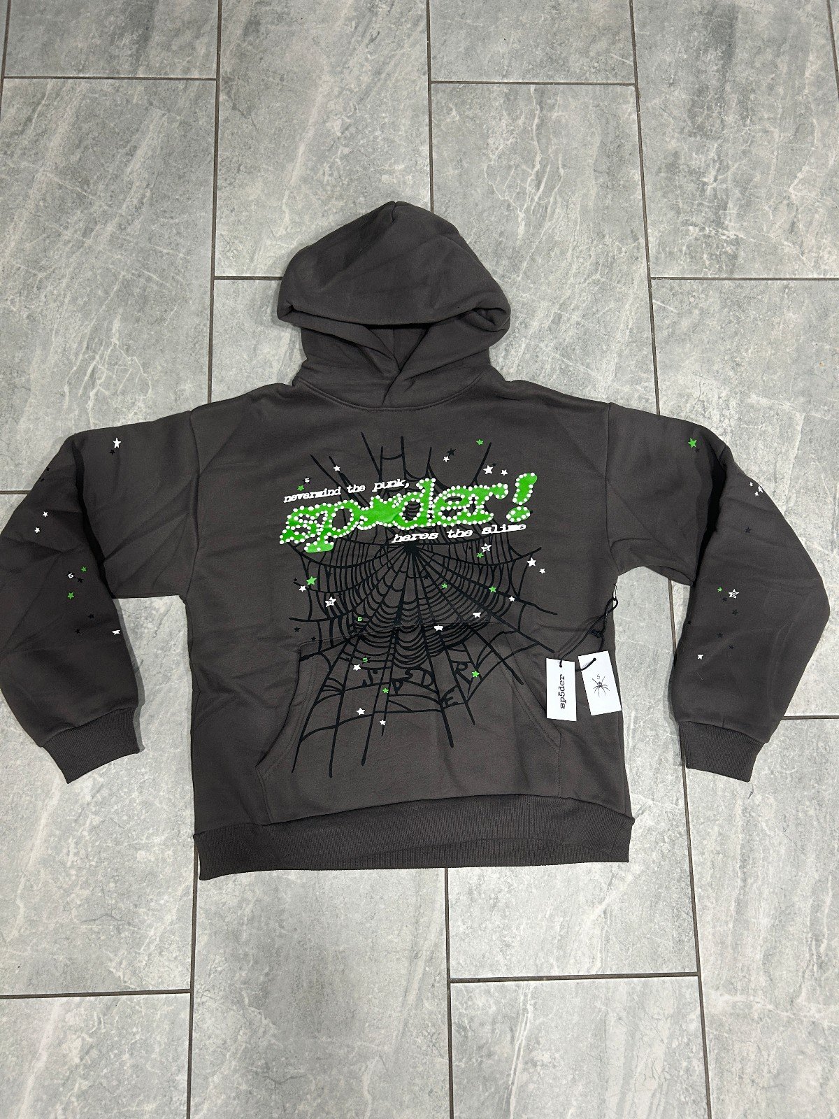 Spider Hoodie 'Slate Grey v2'